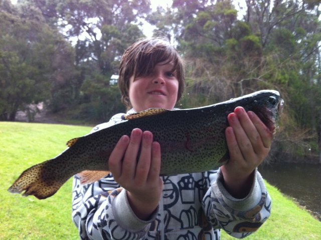 my son ,s trout  pemberton  my 40th